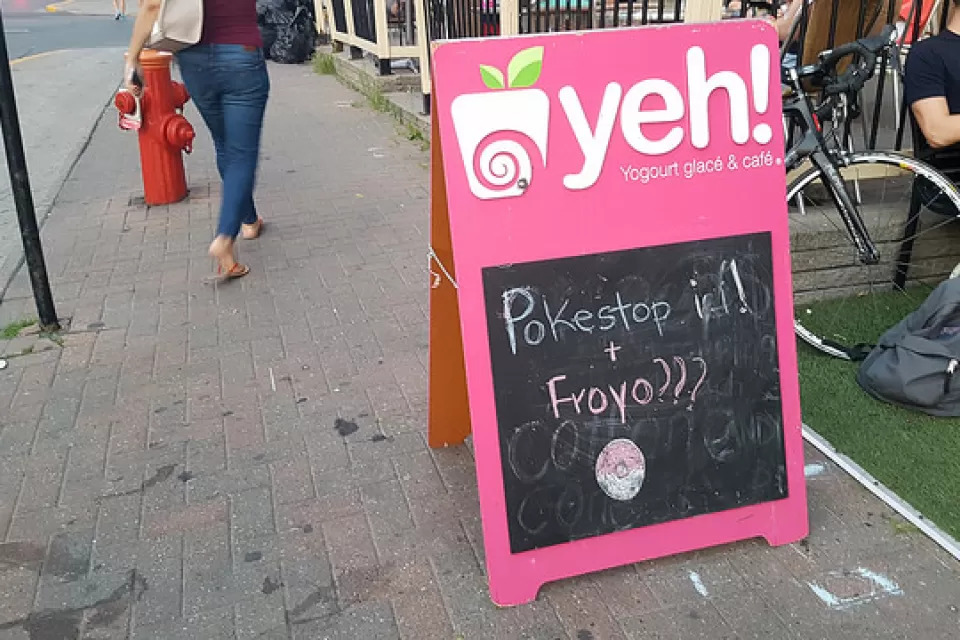 Pokestop and Froyo